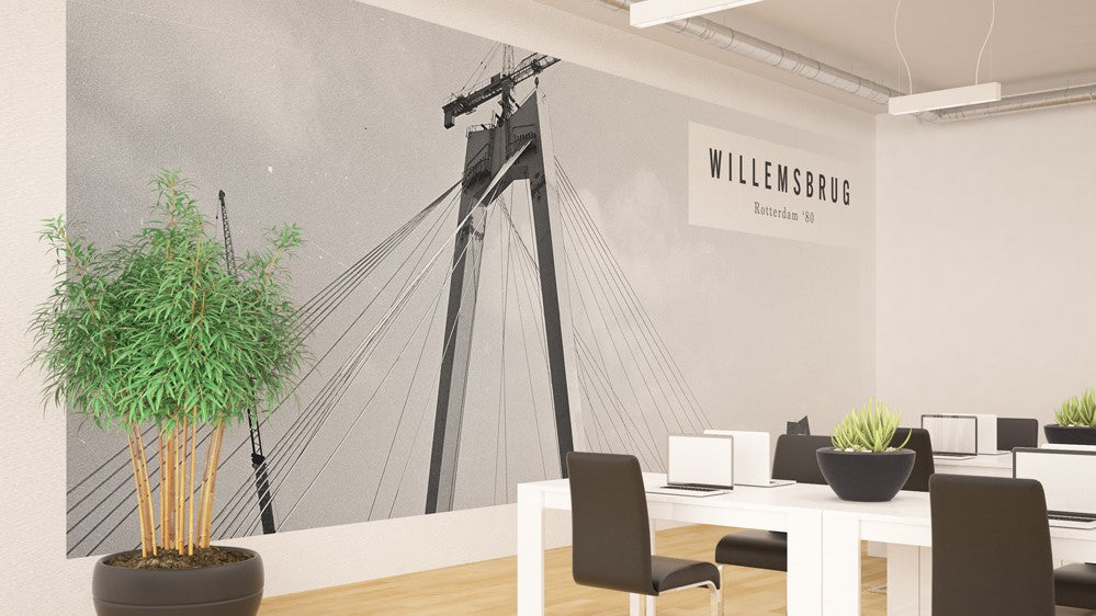 spoelen Grit Gering Uniek kantoor met kantoor wanddecoratie op maat | Walljar.com