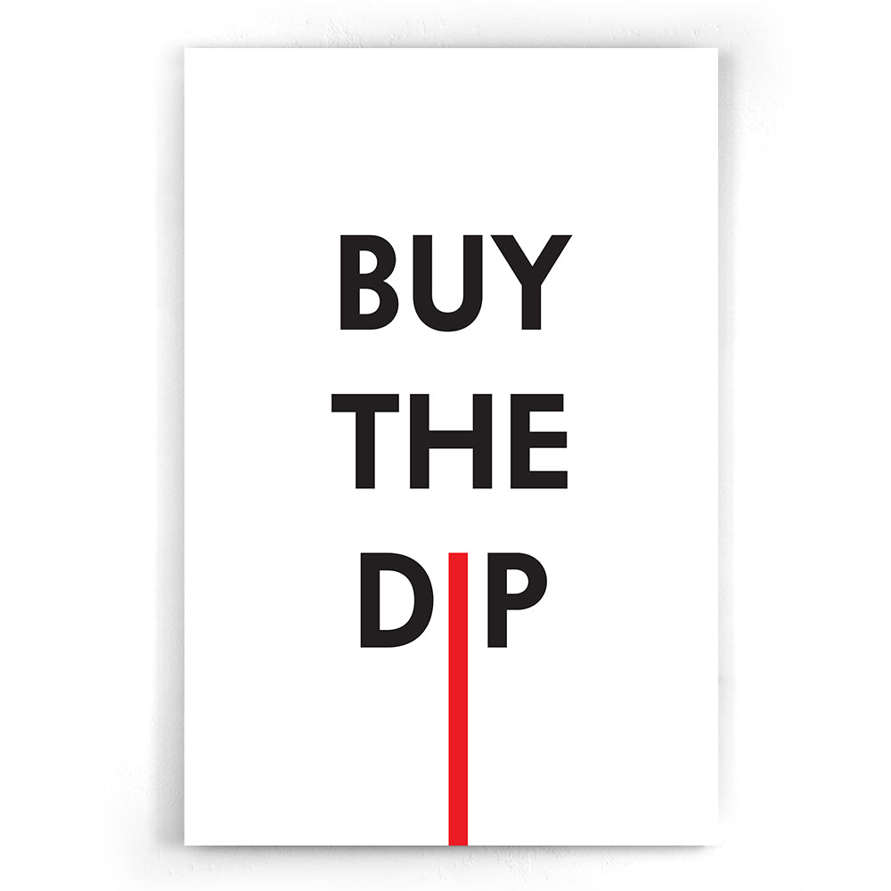 Buy the dip | Crypto designs | available at Walljar.com