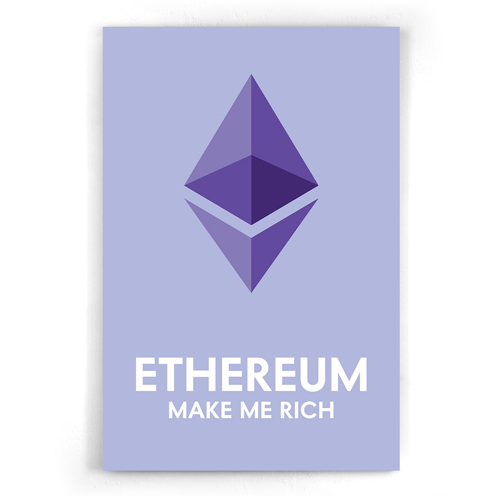 Ethereum | Crypto Wall Art | available at Walljar.com