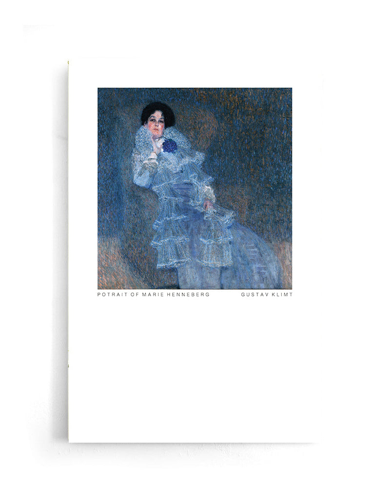 Gustav Klimt - Portrait of Marie Henneberg | Famous Painters