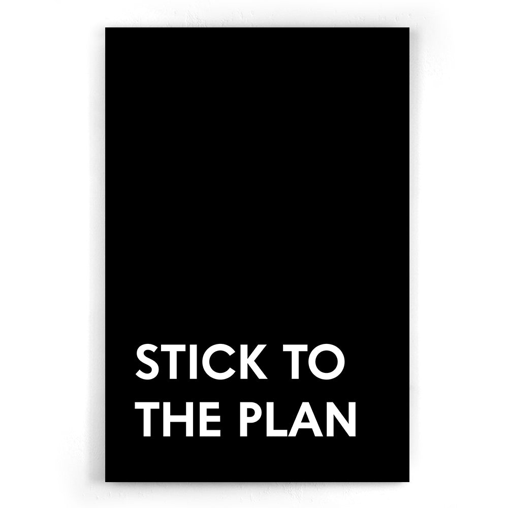 Stick to the plan - Z | Crypto designs | verkrijgbaar bij Walljar.com