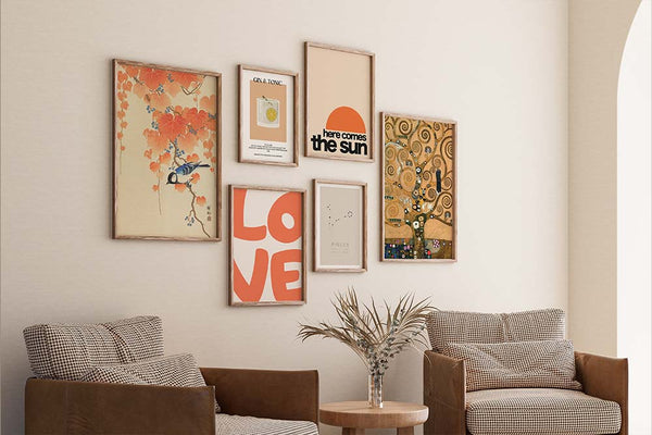 Gallerij Muur met verschillende posters inspiratie en tips