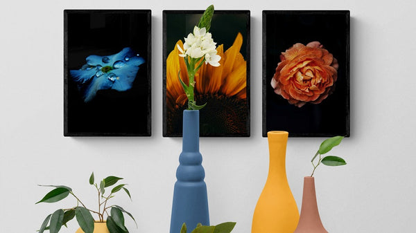 Bloemen wanddecoratie