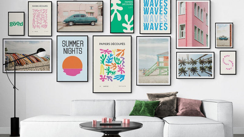 Creëer de look: Retro Summer fotowand - Walljar