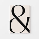 Typografisch Symbool Statement Poster