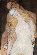 Adam and Eve Gustav Klimt framed Poster