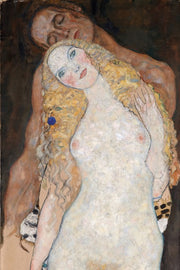 Adam and Eve Gustav Klimt framed Poster