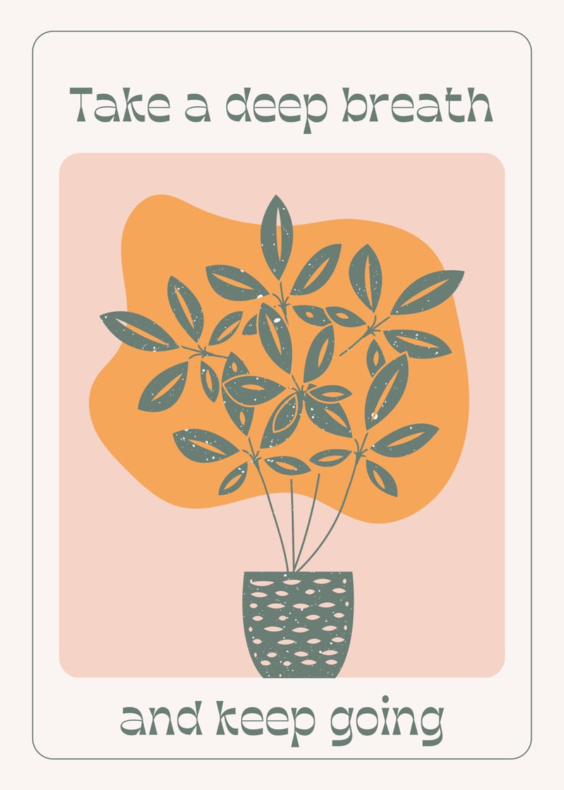 Take a deep breath and keep Going Poster