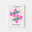 Flower Bouquet Roze Poster