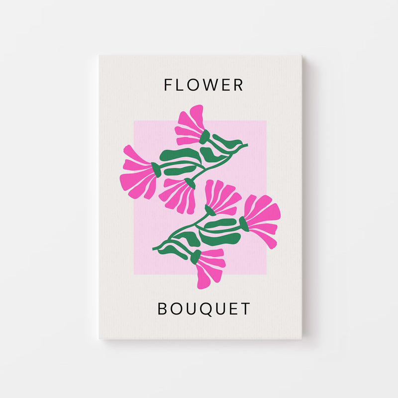 Flower Bouquet Roze Poster