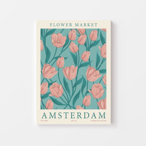 Flower Market Amsterdam Poster