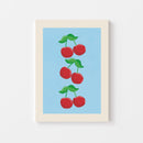 Three Graphic Cherries