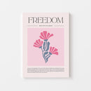 Deze stijlvolle Freedom-poster is een echte eyecatcher voor je interieur. Met een minimalistisch ontwerp van roze bloemen op een zachte roze achtergrond en de inspirerende tekst “Bloom where you are planted”, straalt deze print positiviteit en kracht uit. Perfect om op te hangen in je woonkamer, slaapkamer, kantoor of creatieve werkruimte.