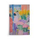 Breng een vleugje impressionistische charme in huis met deze kleurrijke poster van een levendige bloemenmarkt. De zachte penseelstreken in roze, geel, groen en paars tonen een sfeervol tafereel van bloemen en bezoekers en geven je interieur een artistieke, vrolijke uitstraling. Geprint op 250 grams premium satin papier voor een luxe afwerking en heldere details – perfect voor liefhebbers van kunst en bloemrijke wanddecoratie.