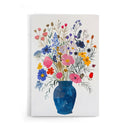 Blauwe Vaas met bloemen Poster