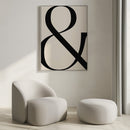 Typografisch Symbool Statement Poster