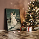 Fille avec un arbre de Noël II