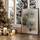 Dennenappels in Boom