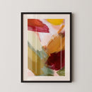 Abstracte Schilderstroken Poster