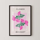 Flower Bouquet Roze Poster