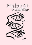 Modern Art Exhibition Poster