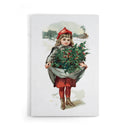 Geschilderd Meisje met Takken in haar Hand