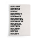 More Sleep, Music and Art Poster