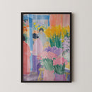 Breng een vleugje impressionistische charme in huis met deze kleurrijke poster van een levendige bloemenmarkt. De zachte penseelstreken in roze, geel, groen en paars tonen een sfeervol tafereel van bloemen en bezoekers en geven je interieur een artistieke, vrolijke uitstraling. Geprint op 250 grams premium satin papier voor een luxe afwerking en heldere details – perfect voor liefhebbers van kunst en bloemrijke wanddecoratie.