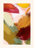 Abstracte Schilderstroken Poster