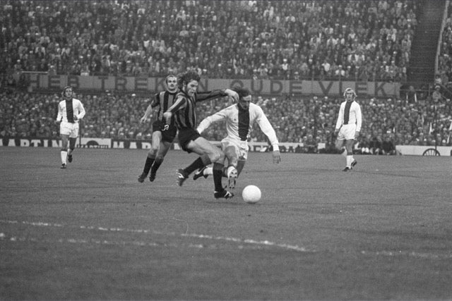 AFC Ajax - Inter Milaan Finale Europacup Johan Cruijf in actie 1972 (2-0)