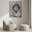 Andre Hazes in een Feyenoord Shirt Poster