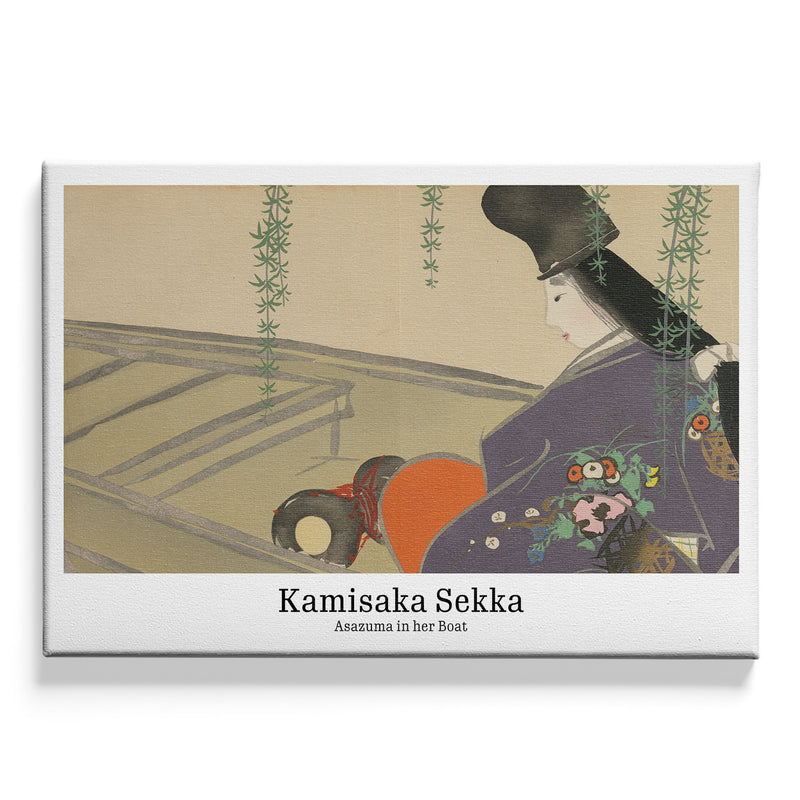 Kamisaka Sekka - Asazuma in Her Boat