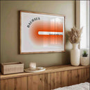 Bauhaus 1921 Oranje Boog beschikbaar als poster, canvas of glasschilderij bij Walljar.com