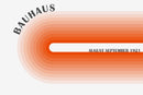 Bauhaus 1921 Oranje Boog beschikbaar als poster, canvas of glasschilderij bij Walljar.com