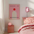 Bauhaus Ausstellung 1919 Poster - Minimalistisch en kleurrijk design verkrijgbaar bij Walljar als poster, canvas of glasschilderij