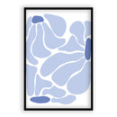 Three Blue Flowers Illustration