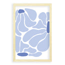 Three Blue Flowers Illustration