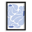 Three Blue Flowers Illustration