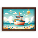 Bootje varen Walljar Kinderposter