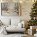 Bos Bedekt met Sneeuw