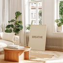 Breathe Typografische Poster