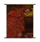 Wandkleed - Breitner - Meisje in Rode Kimono