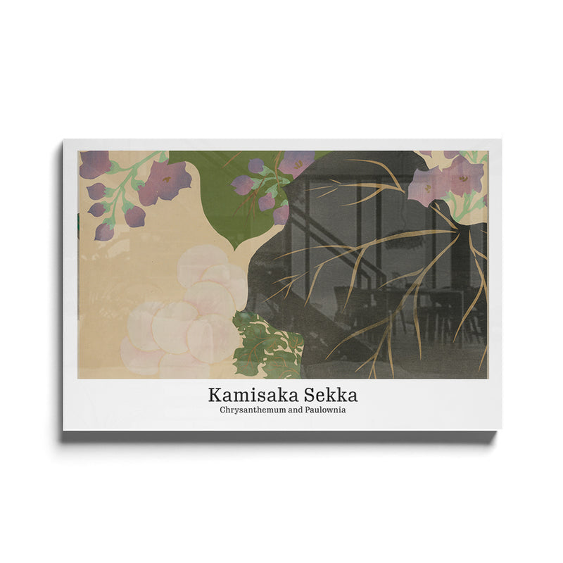 Kamisaka Sekka - Chrysanthemum and Paulownia
