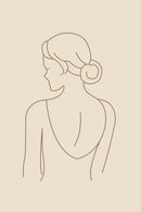 Clean Girl Aesthetic Line Art Poster