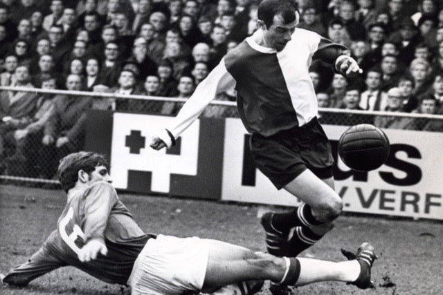 Coen Moulijn Action AZ - Feyenoord 1969 Poster