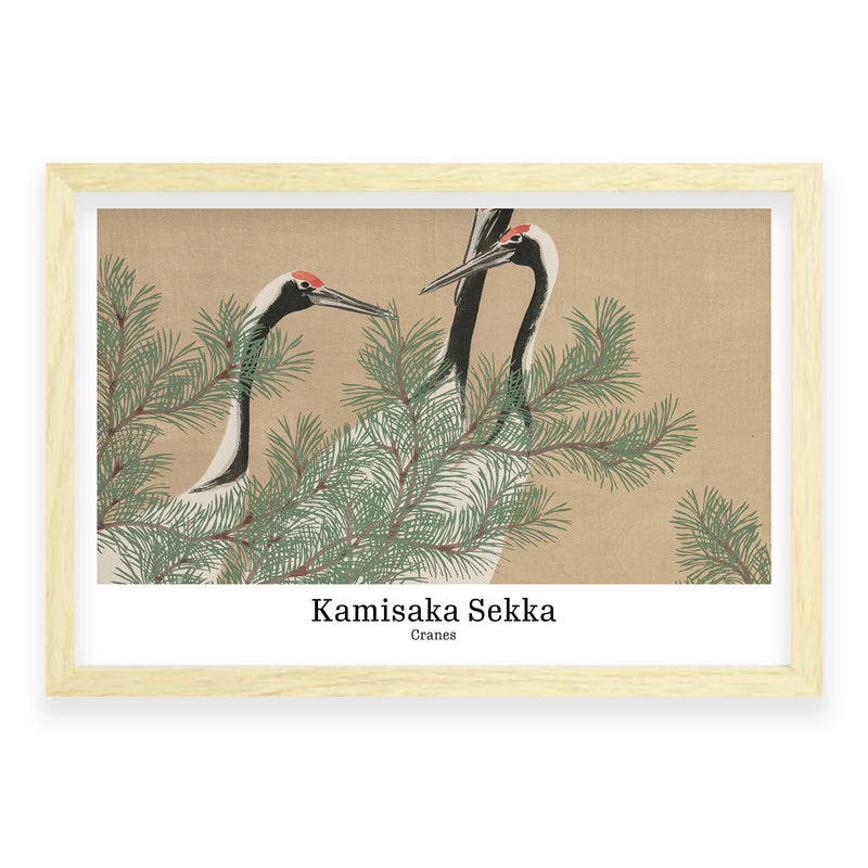 Kamisaka Sekka - Cranes
