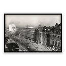 De Coolsingel 1961 Zonder Witrand I Poster I Vintage foto's Rotterdam I Walljar I