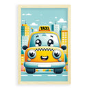 De Gele Taxi Walljar Kinderposter