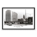 De Schiekade 1960 Met Witrand I poster I walljar I vintage foto's rotterdam I