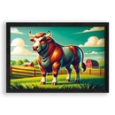 De stoere stier Walljar Kinderposter